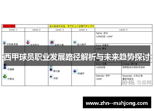 西甲球员职业发展路径解析与未来趋势探讨